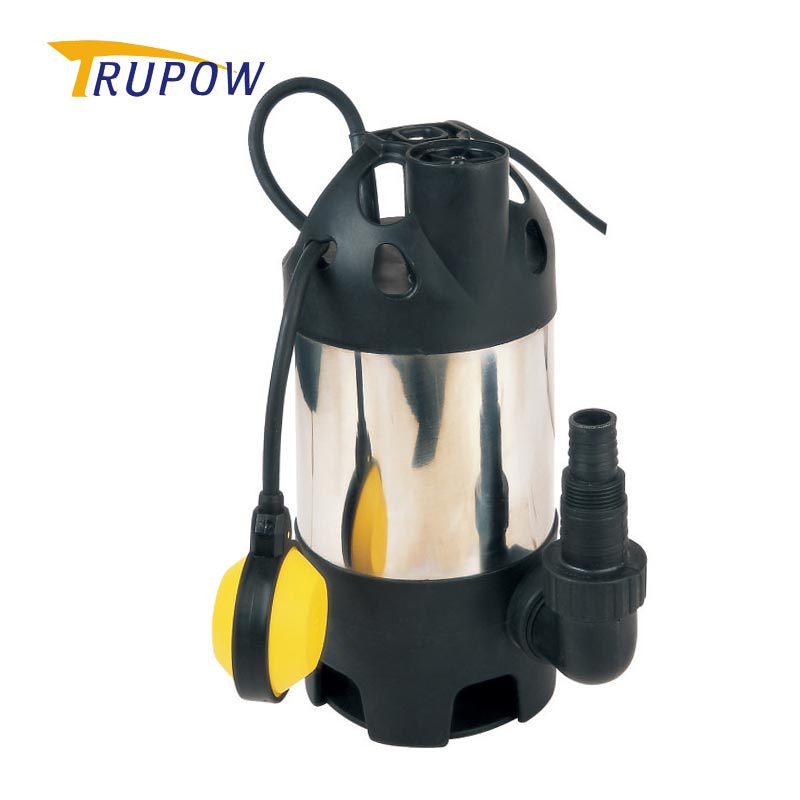 Bomba submersível suja de alto fluxo com corpo em inox